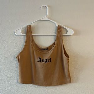 angel shein crop top